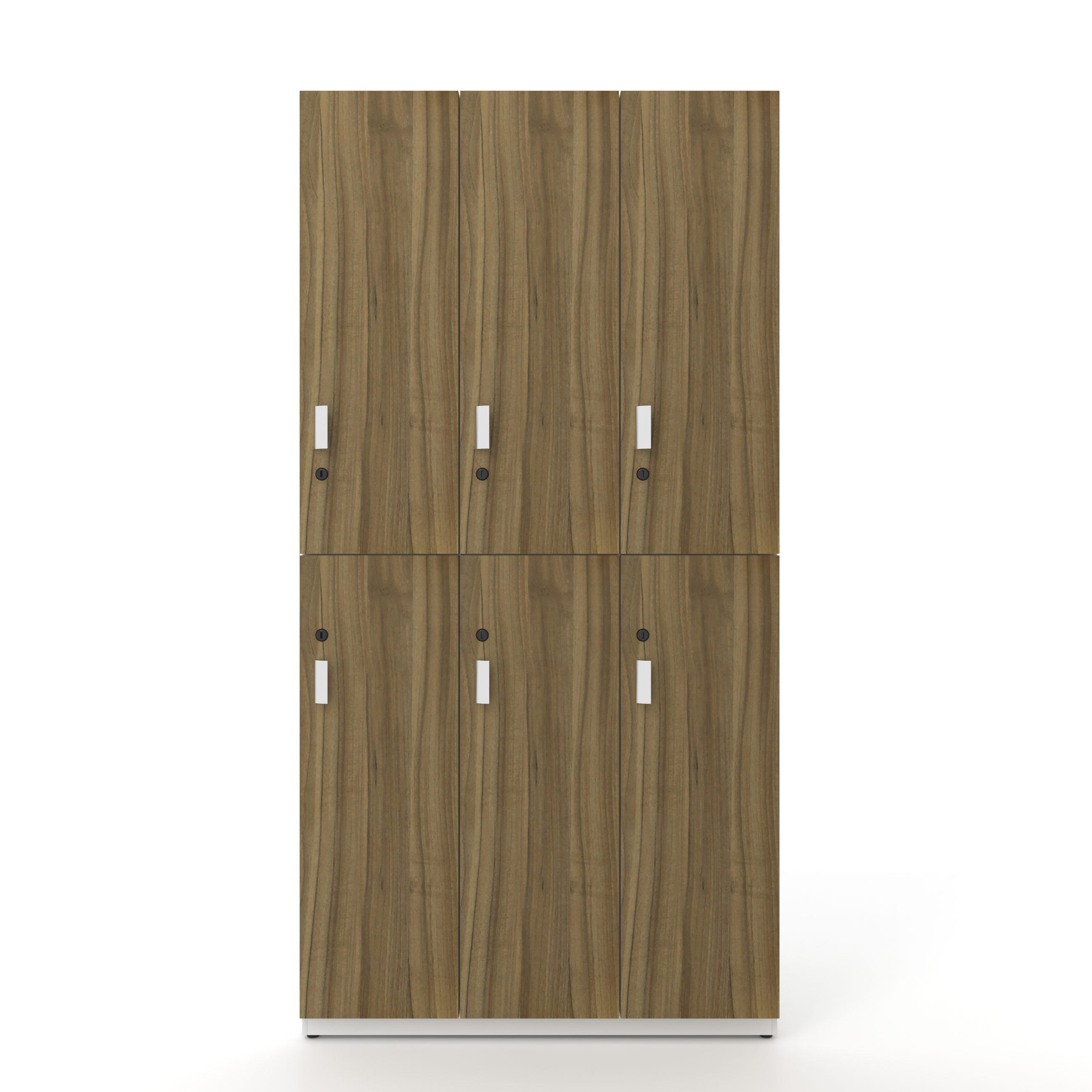 Современный инновационный шкафчик с 6 деревянными дверцами 
